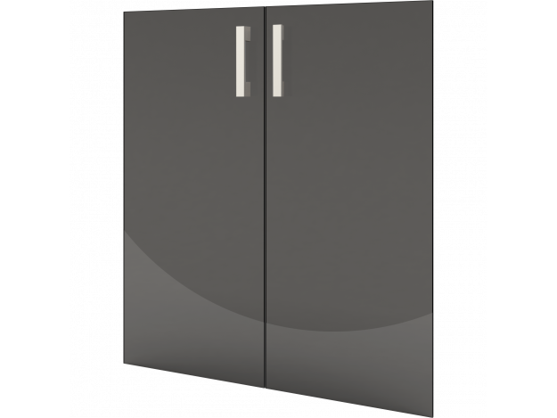 Дверь стеклянная А-стл302 (А-стл302+фурн.) тонированное