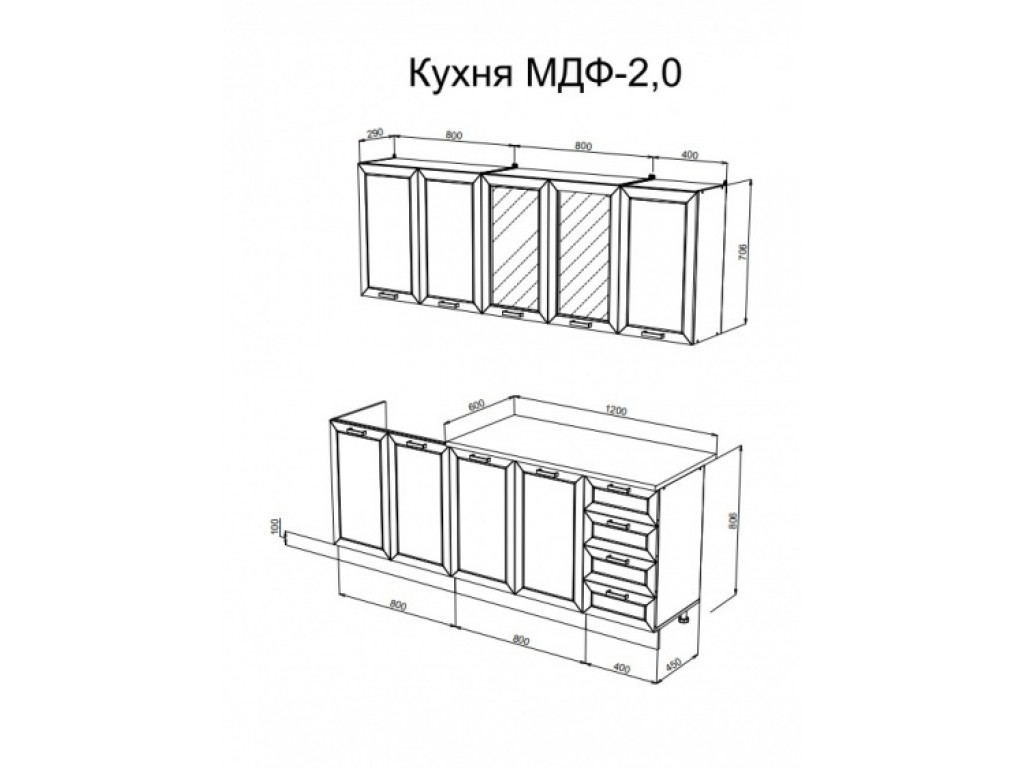 Кухня агава как собрать